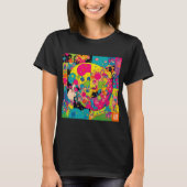 トリップ（幻覚体験）のような Tシャツ (正面)