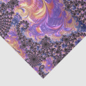 トリップ(幻覚体験)のようなGroovy Boho宝石トカラフルーンフラクタルアート 薄葉紙 (詳細)