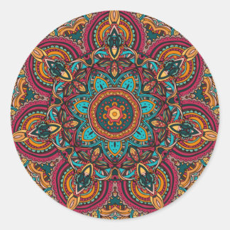 トリップ（幻覚体験）のようなMandala 2.25"基本ボタンキーチェーン ラウンドシール