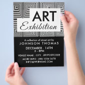 トリップ（幻覚体験）のようなMaze Squares, Artist Exhibition 広告's チラシ (手)