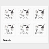 トリッ不気味クまたは治療 |ハローウィンパーティ スクエアシール (シート)