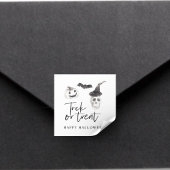 トリッ不気味クまたは治療 |ハローウィンパーティ スクエアシール