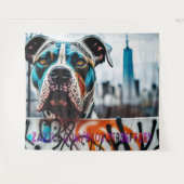 トリトゥーロザゴミ処理 タペストリー (正面(横))