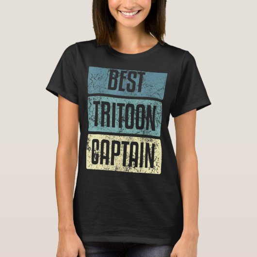トリトゥーン船長に捧ぐ名言 Tシャツ (正面)
