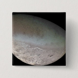 トリトンの惑星ネプチューンの最も大きい月 缶バッジ
