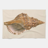 トリトンの海殻、ビンテージ海洋動物 キッチンタオル (横)