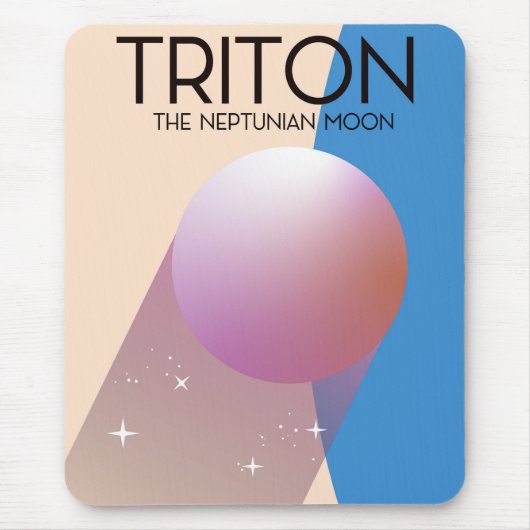 トリトン - ネプチュニアン+月の衛星 マウスパッド (正面)