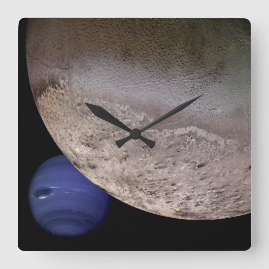 トリトン（海王星） スクエア壁時計 (正面)