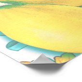 トリナクリアシチリームズウォールアートアートアートアートブルータイル ポスター (角)