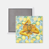 トリナクリアシリーシチリアイタリアンプライドレモンブルー マグネット (正面/裏面)