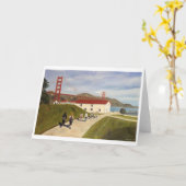 トリナ・チョウによる「温暖化小屋」 カード (黄色い花)