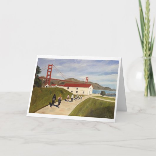 トリナ・チョウによる「温暖化小屋」 カード (正面)