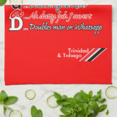 トリニおもしろい説明3 キッチンタオル (折り畳み)