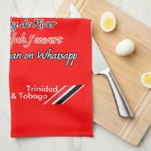 トリニおもしろい説明3 キッチンタオル (四つ折り)