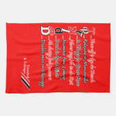 トリニおもしろい説明3 キッチンタオル (横)