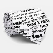 トリニが抽象的なテキストとグラフィックをどう表現するか ネクタイ (ロール)