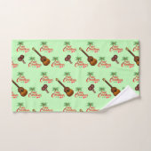 トリニのクリスマスとCuatroとShac Shacで緑 バスタオルセット (ハンドタオル)