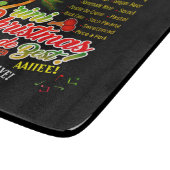 トリニのクリスマスは最高の黒色である カッティングボード (角)