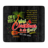 トリニのクリスマスは最高の黒色である カッティングボード (正面)