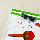 トリニのクリスマス最高のはデド/マラックとカトロ ビーチタオル (インサイチュ)