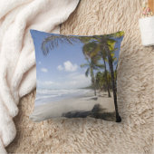 -トリニカリブのダード-マンザニラビーチオン クッション (ブランケット)