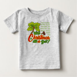 トリニクリスマスベビーロンパー ベビーTシャツ