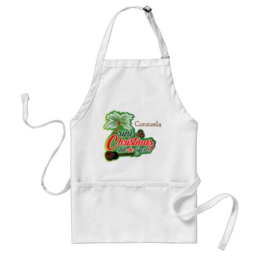 トリニクリスマス（お名前） スタンダードエプロン (正面)