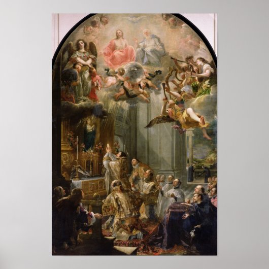 トリニタリア人の序列のミサ， 1666 ポスター (正面)