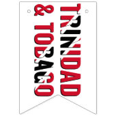 トリニダスタイリッシュード・トバゴ バンティングフラッグ (第1の旗)