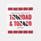 トリニダスタイリッシュード・トバゴ フリースブランケット (正面)