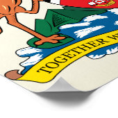 トリニダドトバゴコートオブアームズ詳細 ポスター (角)