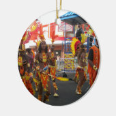 トリニダードのカーニバル セラミックオーナメント (左)
