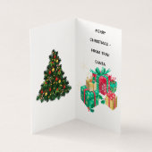 トリニダードのクリスマス ポストカード (内部)