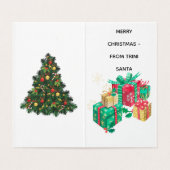 トリニダードのクリスマス ポストカード (内部フラット)