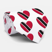 トリニダードのハートの旗のタイ ネクタイ (ロール)