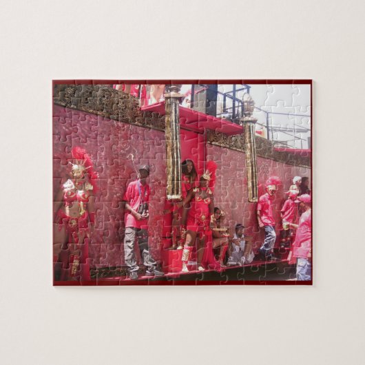 トリニダードのパズルのカーニバルの時間 ジグソーパズル (横)