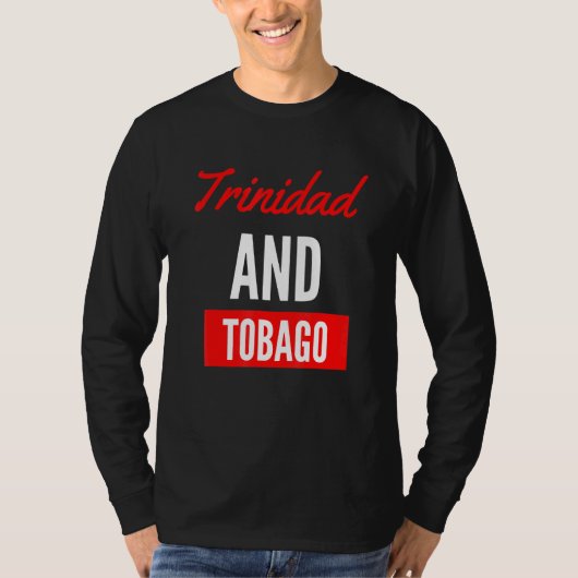 トリニダードの伝統を持つ女性と男性 Tシャツ (正面)