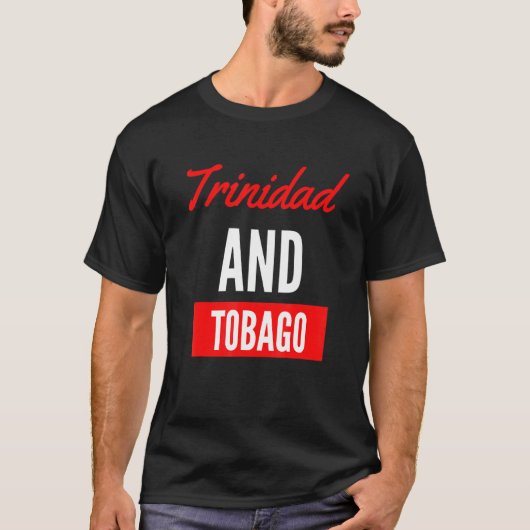 トリニダードの伝統を持つ女性と男性 Tシャツ (正面)
