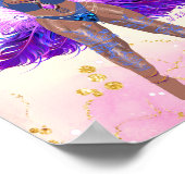 トリニダードカーニバルクイーン – トロピカルポスター ポスター (角)