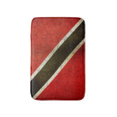 トリニダードトバゴのグランジな旗 バスマット (正面縦)