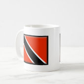 トリニダードトバゴの旗 コーヒーマグカップ (正面左)