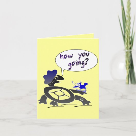 トリニダードトバゴの郵便はがき、メッセージカード、おもしろい、 カード (正面)