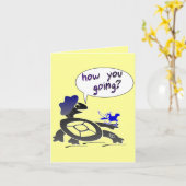 トリニダードトバゴの郵便はがき、メッセージカード、おもしろい、 カード (黄色い花)