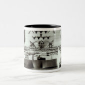 トリニダードトバゴ展覧会1890年 ツートーンマグカップ (中央)