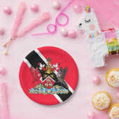 トリニダードトバゴ ペーパープレート (パーティー)