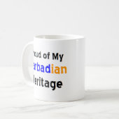 トリニダード伝統マグカップ コーヒーマグカップ (正面左)