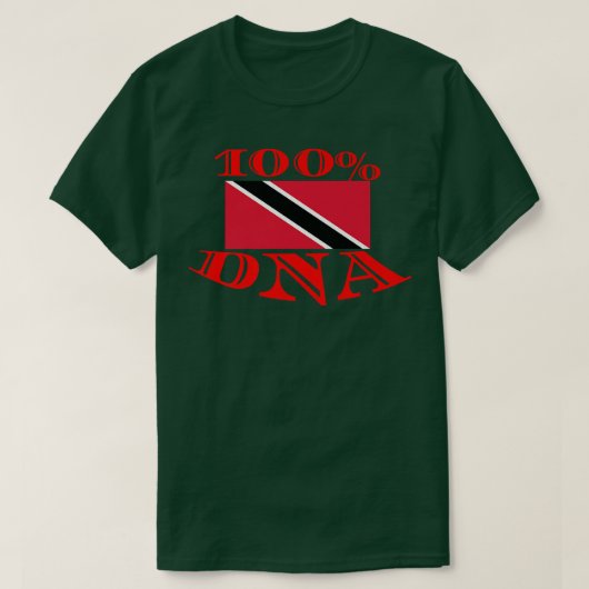 トリニダード国旗とモチベーション Tシャツ (デザイン正面)