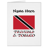 トリニダード国旗のトリニダードパーソナライズされたトバゴ (正面)