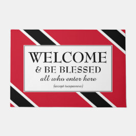 トリニダード国旗 ドアマット