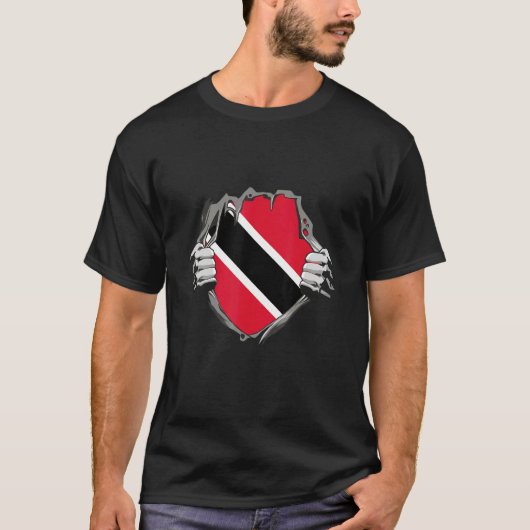 トリニダード国旗 Tシャツ (正面)
